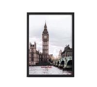 Marco de fotos con vetas de madera for colgar en la pared con certificado, póster, lienzo, pintura decorativa.(Black,8K (26.8 * 38))