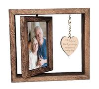 Marco de fotos conmemorativo, marcos de fotos giratorios, regalos de condolencias por la pérdida de un ser querido, regalos de duelo, regalo conmemorativo para mamá, papá, amigos