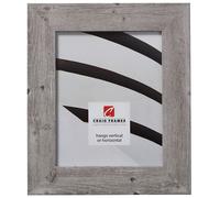 Marco de fotos Craig Frames American Barn Faux Barnwood de roble gris claro de 16 x 22 pulgadas