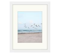 Marco de fotos de 28 cm x 35,5 cm de Frametory para imágenes de 20,32 cm x 25,4 cm con paspartú o de 28 cm x 35,5 cm sin paspartú, con herramientas de montaje preinstaladas