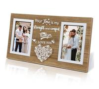 Marco de fotos de 4 x 6 pulgadas, regalo de fotos para el día de San Valentín, regalos para esposa, mujeres y hombres, regalos personalizados de aniversario de boda para parejas, marcos de fotos de Mr