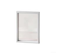 Marco de fotos de aluminio, 1 pieza, doble cara transparente A3/A4 póster/boceto marco colgante de pared, pantalla transparente, fijación fuerte, marco de fotos, oficinas y hogares (plata)