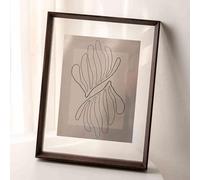 Marco de fotos de doble cara, marco de postal, marco flotante para lienzo, marco de fotos A4, A3/A4, marco de fotos de doble cristal, transparente, a prueba de polvo, para fotos, corte de papel