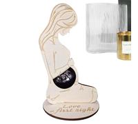 Marco de fotos de ecografía, marco de fotos de madera, marco de ecografía, marco de ecografía, marco de ecografía moderno, marco de recordatorio para el anuncio de embarazo, decoración de habitación