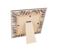 Marco de fotos de madera - Artemio - Boho - 20 x 20 cm - Asimétrico - Beige