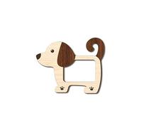Marco de fotos de madera único con forma de gato o perro, soporte decorativo para fotos de, estante, decoraciones de escritorio para amantes de las mascotas, regalo para amantes de las mascotas