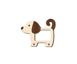 Marco de fotos de madera único con forma de gato o perro, soporte decorativo para fotos de, estante, decoraciones de escritorio para amantes de las mascotas, regalo para amantes de las mascotas