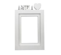 WELL HOME MOBILIARIO & DECORACIÓN Marco de Fotos de Mesa o Pared | Modelo ''ABUELA'' | Tamaño del marco 24,5x17,5cm para Fotos de 13x18cm | Color blanco