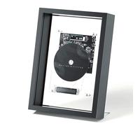 Marco de fotos de música Bluetooth con reproductor de CD, decoración de audio compacta para montaje en pared para el hogar y la oficina