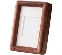 Marco de fotos de nogal negro de 4 x 6 pulgadas con junta de espiga de | North for American Black Walnut, espiga de mortaja hecha a mano, natural, tamaño interior de 10 x 15 cm