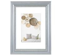 Marco de fotos de plástico ""Lobby", plateado, 20 x 30 cm