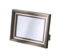 Marco de fotos de resina compatible con tamaño A4 y tamaño de impresión estándar de 5 x 7, 6 x 8, 7 x 9, 10 x 12 pulgadas, listo para montaje en escritorio o pared (5 pulgadas)