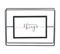 Marco de fotos de retrato ""Cleveland", negro, 10 x 15 cm