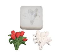 Marco de fotos de silicona para ramo de fotos, resina epoxi, día de San Valentín, hecho a mano, molde de resina epoxi de cristal, adornos de mesa