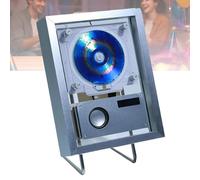 Marco de fotos decorativo de música para montaje en pared con control remoto, salida Bluetooth bidireccional, USB/AUX, 2 opciones de colocación
