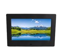 Marco de Fotos Digital, álbum Electrónico de Marco de Fotos Digital Inteligente de 7 Pulgadas 1080P, con Reloj y Calendario, para Publicidad de Fiesta de Cumpleaños (Enchufe de la UE)