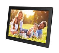 Marco de Fotos Digital con Pantalla LED de 15,4 Pulgadas, Pantalla HD, Vista Previa de Imagen, Fácil de Usar, Reproductor de Vídeo Musical, Compatible con Archivos de Vídeo