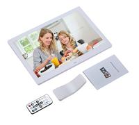 Marco de fotos digital con privacidad garantizada, diseño moderno y elegante para cualquier decoración, efectos y bordes digitales que añaden