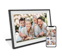 Marco de Fotos Digital de 10,1 Pulgadas Anna Bella con Conectividad WiFi, Rotación Automática y Configuración Simple para Compartir Fotografías o Videos de Manera Remota Mediante la AiMOR