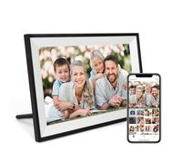32 GB Marco de Fotos Digital de 10,1 Pulgadas WiFi, Táctil IPS HD 1280 x 800, Rotación Automática y Fácil Configuración,Comparte Fotos o Vídeos al Instante