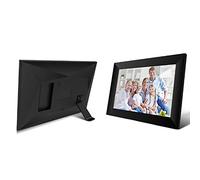 Marco de Fotos Digital de 10 Pulgadas, Marco de Fotos Digital Inteligente WiFi, Almacenamiento Incorporado de 16 GB, rotación automática, Adecuado para Varios escenarios (Black 10 In)
