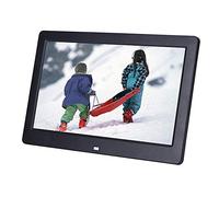 Marco de Fotos Digital de 10 Pulgadas, Reproductor Multimedia publicitario, Marco de Fotos Digital portátil Ultrafino Adecuado para Varios escenarios (Black)