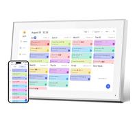 Marco de fotos digital de 15,6" - Calendario digital FHD 1920 x 1080 - Pantalla táctil inteligente interactiva para horarios familiares - Memoria de 32 GB - Comparte fotos y vídeos a través de