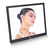 Marco de Fotos Digital de 15 Pulgadas, 1024x768 HD, Soporte de Almacenamiento de 16GB, Marco de Fotos Digital con rotación automática, Brillo Ajustable, fácil configuración para Compartir Fotos(15")