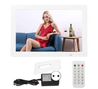 Marco de Fotos Digital de 15 Pulgadas, Marco de Fotos Digital de Música de Fondo de Inducción de Cuerpo Humano 1080P para Sala de Estar (Enchufe de la UE)