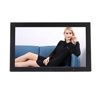 Marco de Fotos Digital de 19 Pulgadas, Marco de Fotos con Sensor de Cuerpo Humano con Reloj, Calendario, Encendido y Apagado, Música de Fondo, Compatible con 32 GB máx., Marco de