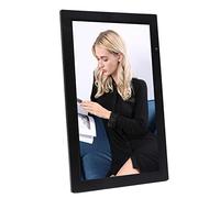 Marco de Fotos Digital de 19 Pulgadas, Marco de Fotos Electrónico Multifunción para Dormitorio de Oficina (Enchufe Europeo 100-240 V)