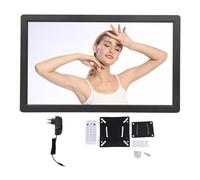 Marco de Fotos Digital de 32 Pulgadas, Pantalla HD IPS, Sensor de Movimiento, Compatible con hasta 32GB, Montable en Pared, 100-240V para Máquina de Publicidad (Enchufe de la UE)