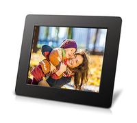Marco de fotos digital de 8 pulgadas, efectos de transición, diapositivas de alta resolución, ajuste de tiempo de intervalo, gran regalo