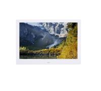 Marco de Fotos Digital de Alta definición de 14 Pulgadas, reproducción en Bucle Inteligente de imágenes y vídeos, Calendario electrónico, Montaje en Escritorio/Pared