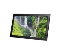 Marco de Fotos Digital Full HD 1080P de 22/24 Pulgadas; Admite reproducción en Bucle de vídeo, imágenes y Calendario; Montable en Pared.(Black,22-Inch)