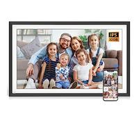 Marco de fotos digital grande con Wi-Fi, 2.4 y 5G, doble WiFi, pantalla digital de 15.6 pulgadas para fotos, 32 GB, montaje en pared, compartir videos y fotos al instante por correo electrónico o