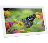 Marco de fotos digital grande de 21 pulgadas, pantalla Full HD de 1920 x 1080 IPS, compatible con disco U de tarjeta SD de 32 Gb, reproducción de video de 1080P, fácil de conectar y usar para todas l