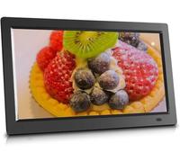 Marco de Fotos Digital Grande de 22 Pulgadas, Pantalla IPS Full HD de 1920 * 1080, Compatible con Disco U de Tarjeta SD de 32 GB, se Puede Montar en la Pared, Sensor de Movimiento,Negro