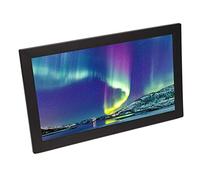 Marco de Fotos Digital Grande, Presentación de 18,5 Pulgadas Marco de Fotos Digital Plug and Play Brillo Ajustable para Compartir Fotos (Enchufe Europeo)