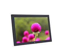 Marco de Fotos Digital HD 1080P de 19 Pulgadas, patrón de Carcasa Trasera, resolución de 1366 * 768, Pantalla Horizontal y Vertical, máquina de Publicidad montada en la Pared conmutable, Regalo Decor