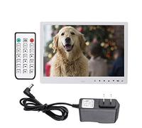 Marco de fotos digital HD de 12 pulgadas, marco de fotos electrónico de 1280 x 800 con reproductor de música y video, reloj despertador, calendario, etc. Altavoz integrado para el hogar, oficina