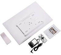 Marco de Fotos Digital Inteligente, Control Remoto, operación Simple, aplicación remota, Pantalla de Alta definición, configuración Sencilla (White)