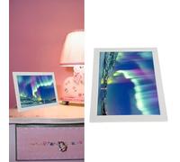 Marco de Fotos Digital Inteligente HD de 17 Pulgadas con Control Remoto y Compatibilidad de 100-240 V para Uso Doméstico, Elegante Acabado en (Enchufe de la UE)