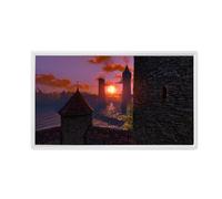 Marco de fotos digital IPS 1080P máquina publicitaria montada en la pared con sensor de cuerpo humano, reproducción USB, 19 pulgadas