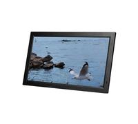 Marco de Fotos Digital LED de 22-24 Pulgadas, Compatible con reproducción en Bucle de Calendario/vídeo/Imagen, álbum de Fotos electrónico de Publicidad for el hogar.(Black,24-Inch)