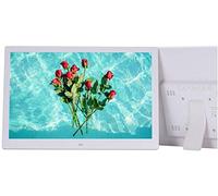 Marco de Fotos Digital, Marco de Fotos Digital de 15,4 Pulgadas 1280 * 800 Alta resolución 16: 9 FHD Pantalla IPS Marcos de Fotos Digitales/Música/Reproductor de Video Calendario Alarma Temporiz