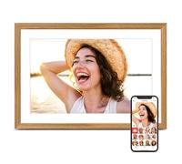 Marco de fotos digital, marco digital Frameo de 10.1 pulgadas, pantalla táctil IPS HD de 1280 x 800, almacenamiento de 32 GB, video fotográfico instantáneo, regalos para mamá, inauguración de la casa