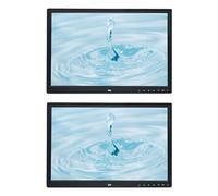 Marco de fotos digital multifunción HD 1280X800 de 2 x 12 pulgadas con botón