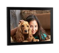 Marco de Fotos Digital, Pantalla Táctil 100-240 V Encendido Automático Apagado Marco de Fotos Digital de 15 Pulgadas Brillo Ajustable Memoria Incorporada de 32 GB Plástico para