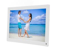 Marco de Fotos Digital, Pantalla Táctil Sensible de 100 a 240 V Pantalla HD IPS de 15,6 Pulgadas Marco de Fotos Digital WiFi para Oficina (Enchufe de la UE)